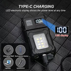 Mini Linterna LED Recargable USB con Imán Trasero | Camping, Emergencias y Uso Multifuncional