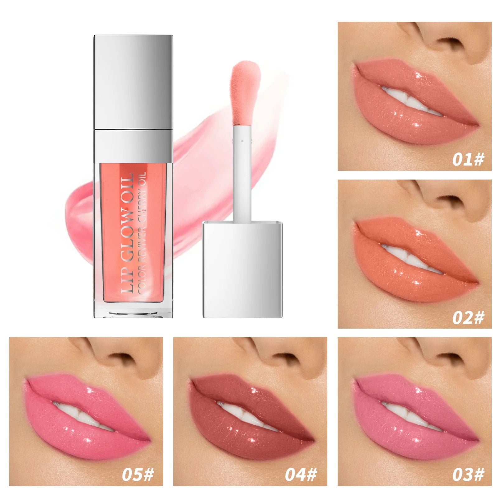 Aceite de Labios Crystal Jelly Hidratante con Efecto Plumping