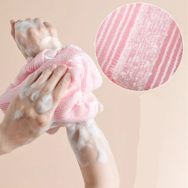 Toalla Exfoliante Japonesa de Baño Nylon 24x100 cm