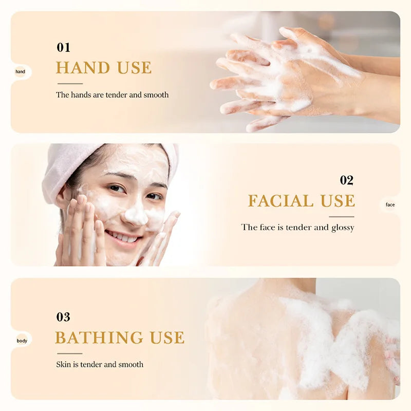 Jabón facial de arroz blanco BIOAQUA | Limpieza e hidratación