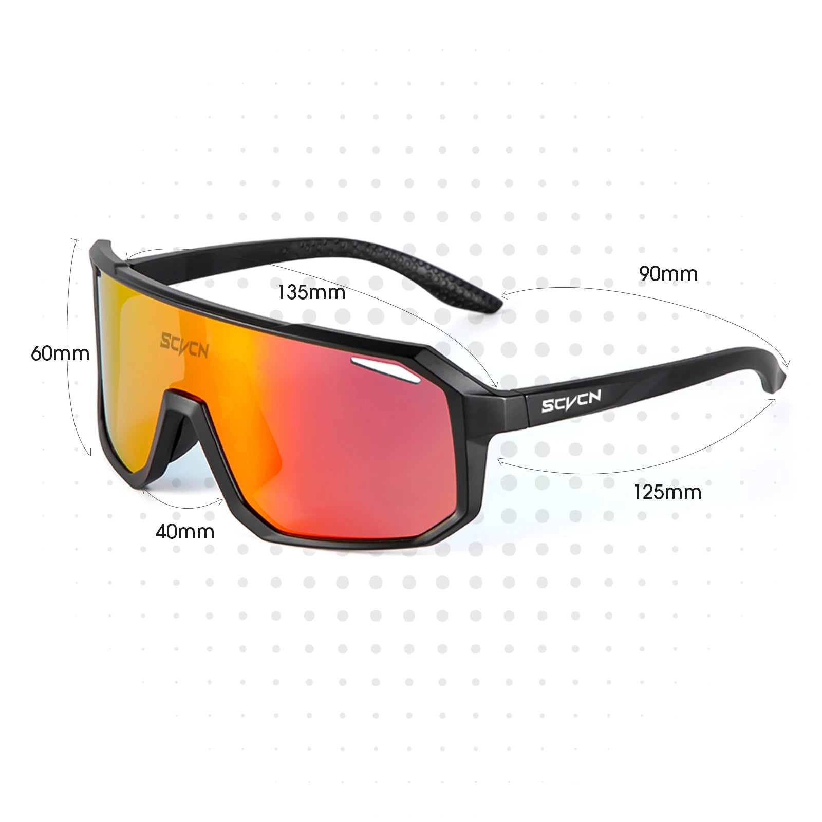 Gafas Lentes Ciclismo SCVCN S62 Fotocromáticas UV400 – Lentes PC y Montura TR90 Unisex