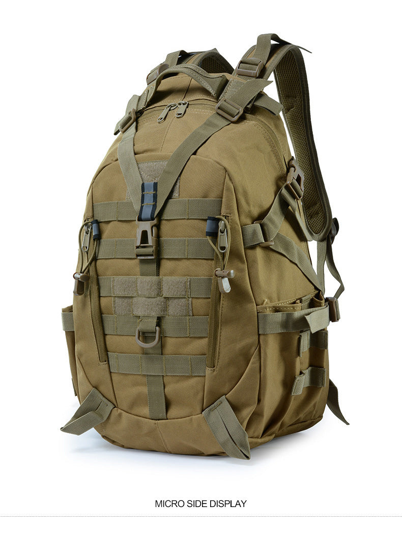 Mochila Táctica MOLLE Reflectante – Camping, Senderismo y Supervivencia