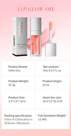 Aceite de Labios Crystal Jelly Hidratante con Efecto Plumping
