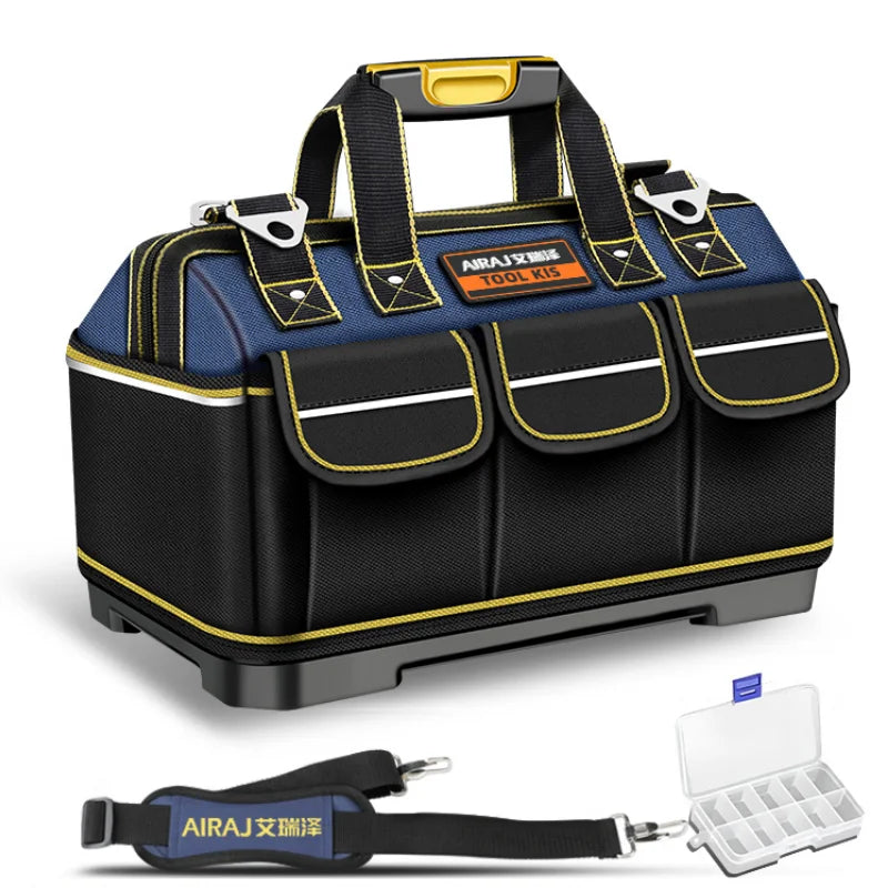 Bolsa de Herramientas AIRAJ 1680D Impermeable – Electricista, Alta Capacidad (13”–18”)