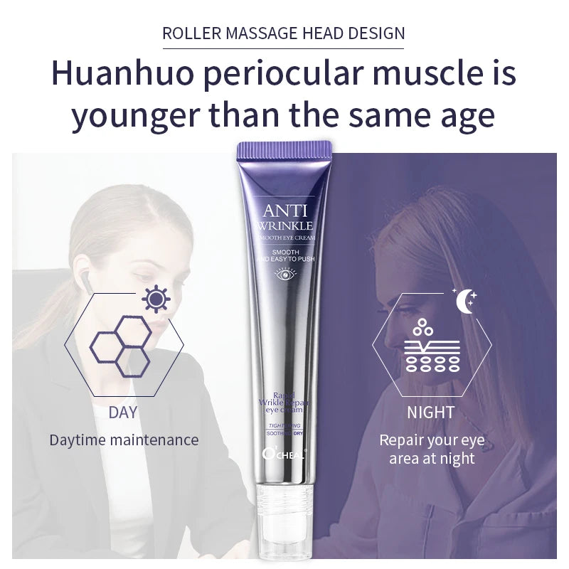 Crema de Ojos Ocheal Antiarrugas y Ojeras con Ácido Hialurónico