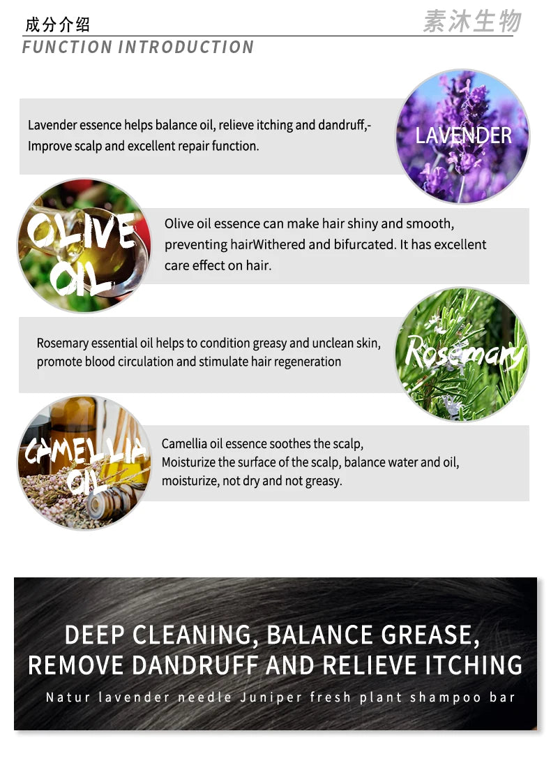 Shampoo sólido artesanal de caléndula | Limpieza profunda y control grasa
