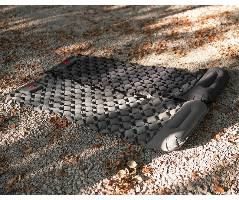 Colchoneta Inflable TARKA 190×60 cm con Almohada – autoinflable Ultraligera (650 g) para Camping y Trekking