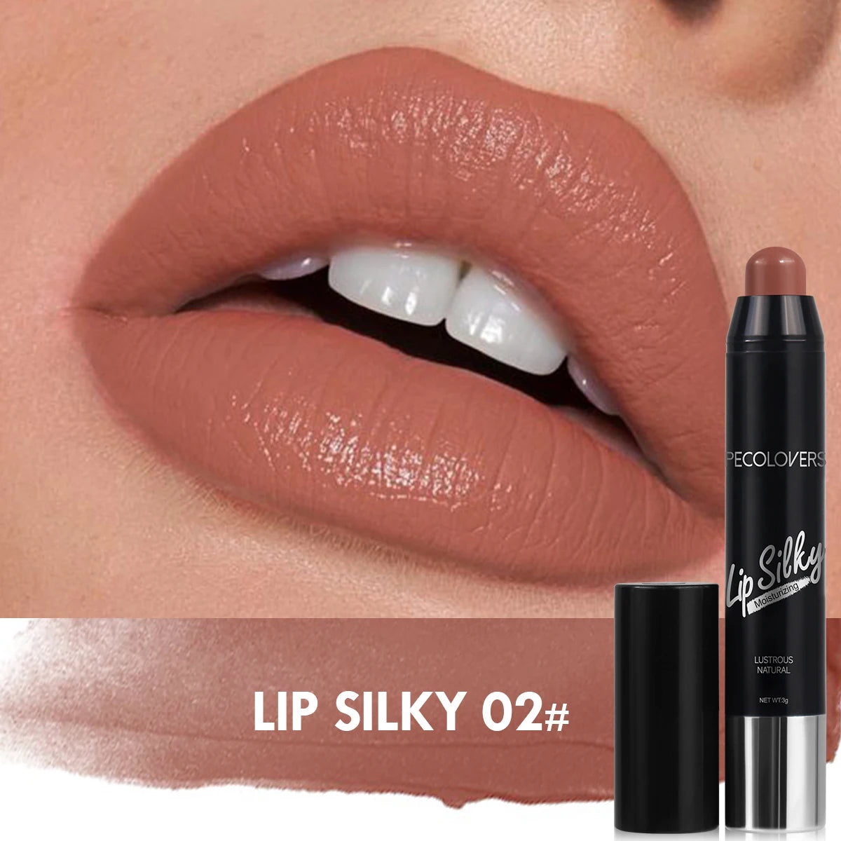 Labial en Lápiz Mate Waterproof Larga Duración Nude