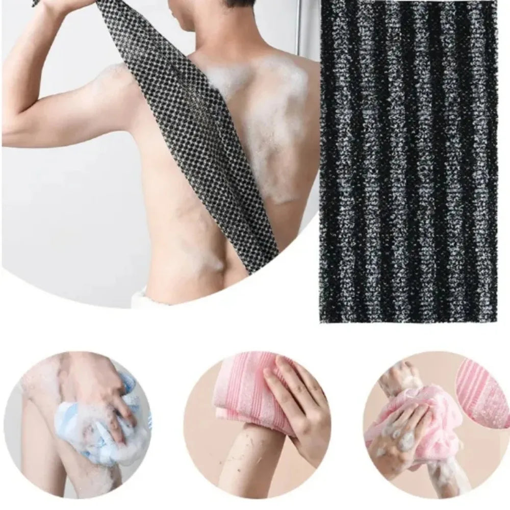 Toalla Exfoliante Japonesa de Baño Nylon 24x100 cm