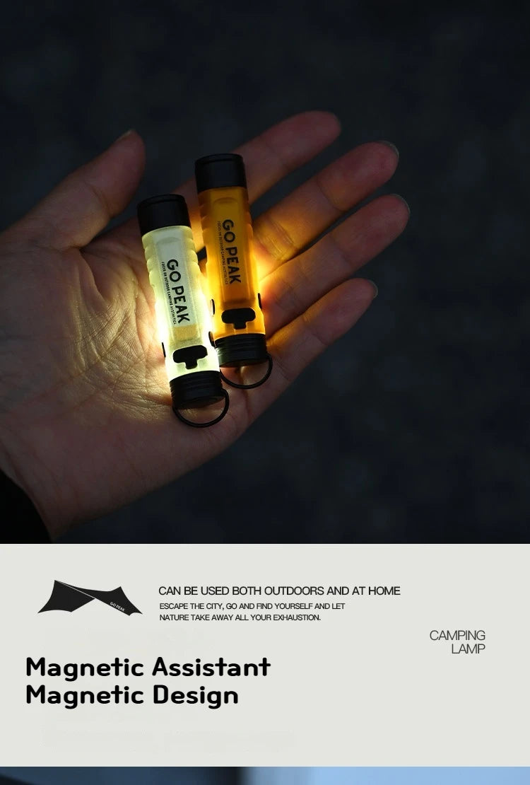 Linterna Mini de Bolsillo Gopeak 300 lm – Recargable con Clip y Zoom