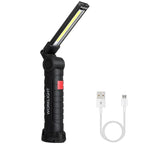 Linterna LED COB Portátil Recargable ESMARTER | Magnética 360° USB para Camping y Trabajo