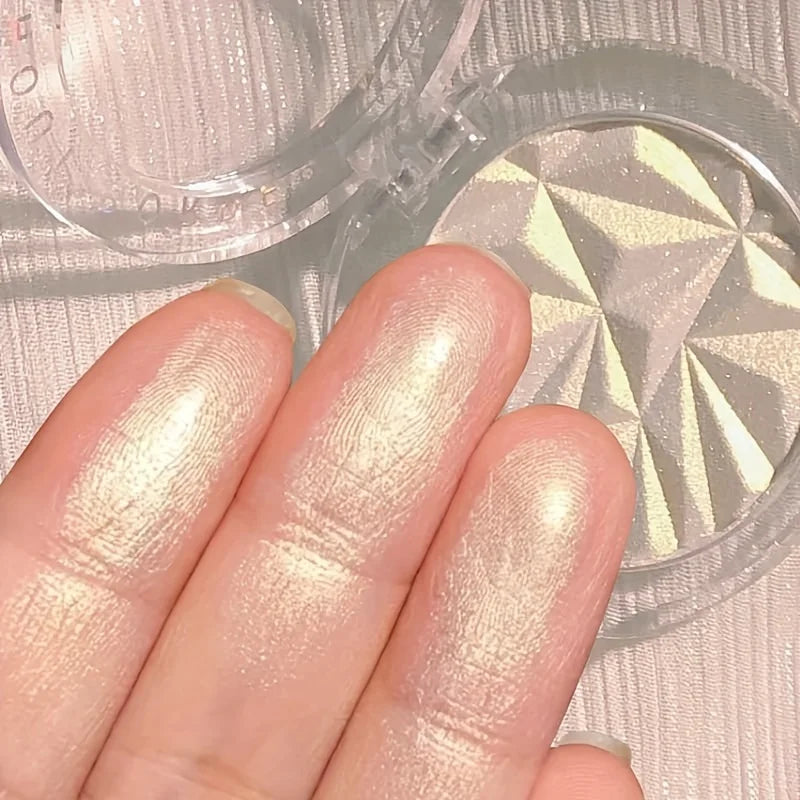 Paleta Iluminador en Polvo Diamante con Brillo para Maquillaje