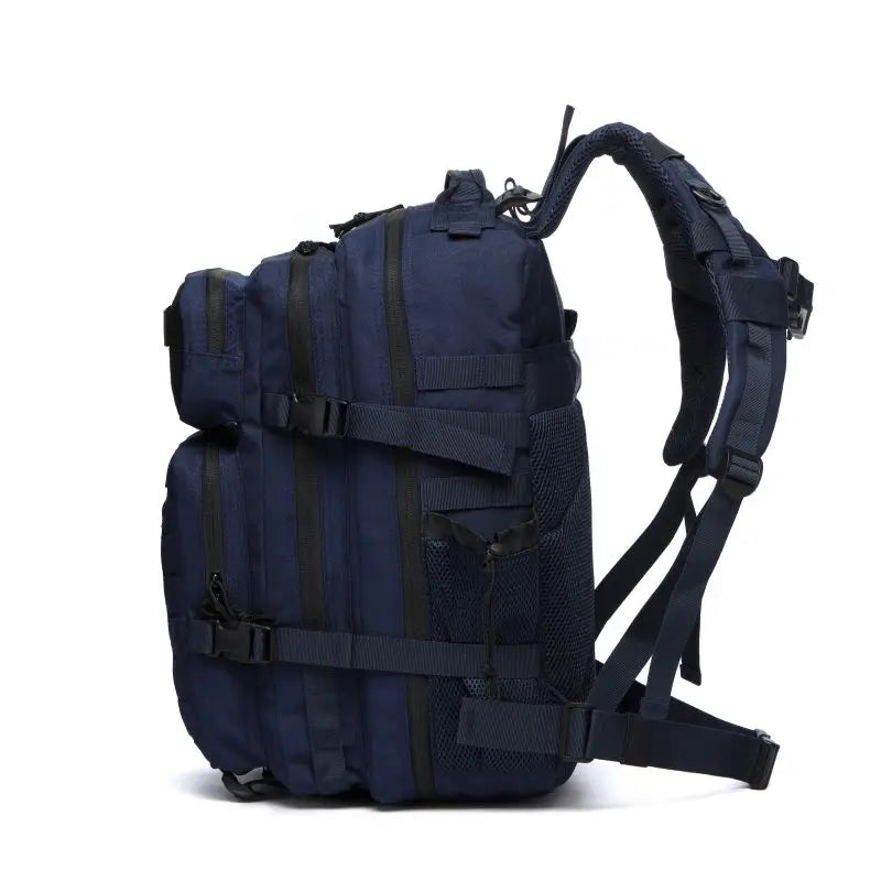 Mochila Táctica MOLLE 25L/50L con 2 Portabotellas – Senderismo, Caza, Gimnasio y EDC