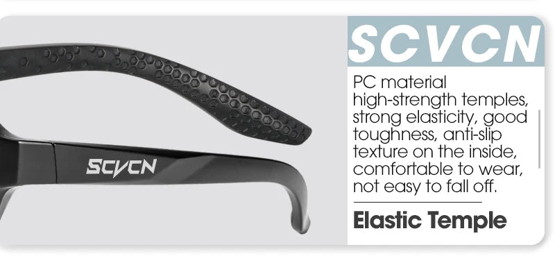 Gafas Lentes Ciclismo SCVCN S62 Fotocromáticas UV400 – Lentes PC y Montura TR90 Unisex