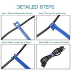 Tiras de Nylon Reutilizables para Cables 15×1 cm (Gancho y Bucle)
