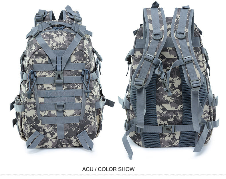 Mochila Táctica MOLLE Reflectante – Camping, Senderismo y Supervivencia