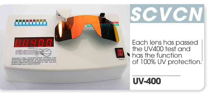 Gafas Lentes Ciclismo SCVCN S62 Fotocromáticas UV400 – Lentes PC y Montura TR90 Unisex