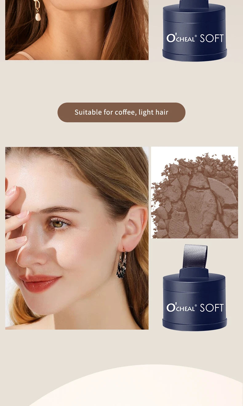 Polvo capilar O’CHEAL | Relleno natural de línea de cabello y cejas