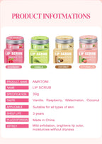 Exfoliante Labial Lip Scrub 30g Frutas Hidratante