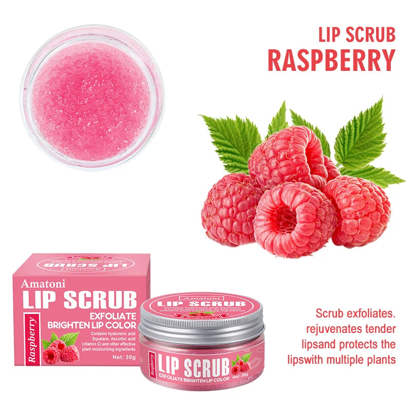 Exfoliante Labial Lip Scrub 30g Frutas Hidratante