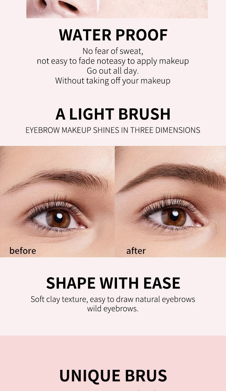 Gel fijador de cejas O’CHEAL | Look 3D natural y duradero