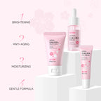 Set de Cuidado Facial LAIKOU: Crema, Serum y Contorno de Ojos