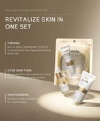 Set de Cuidado Facial LAIKOU: Crema, Serum y Contorno de Ojos