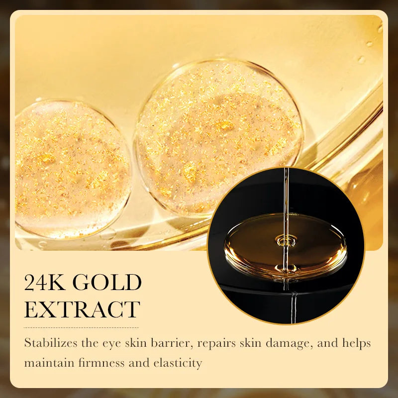 Crema Contorno de Ojos con Oro 24k y Ácido Hialurónico Anti Ojeras