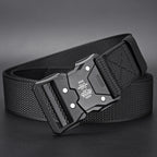 Cinturón Táctico de Nylon con Hebilla Plástica “Orejas Rojas” – Militar, Entrenamiento y Outdoor