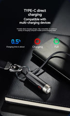 Philips Linterna LED Recargable Mini EDC SFL1121 | Llavero, Camping  500LM