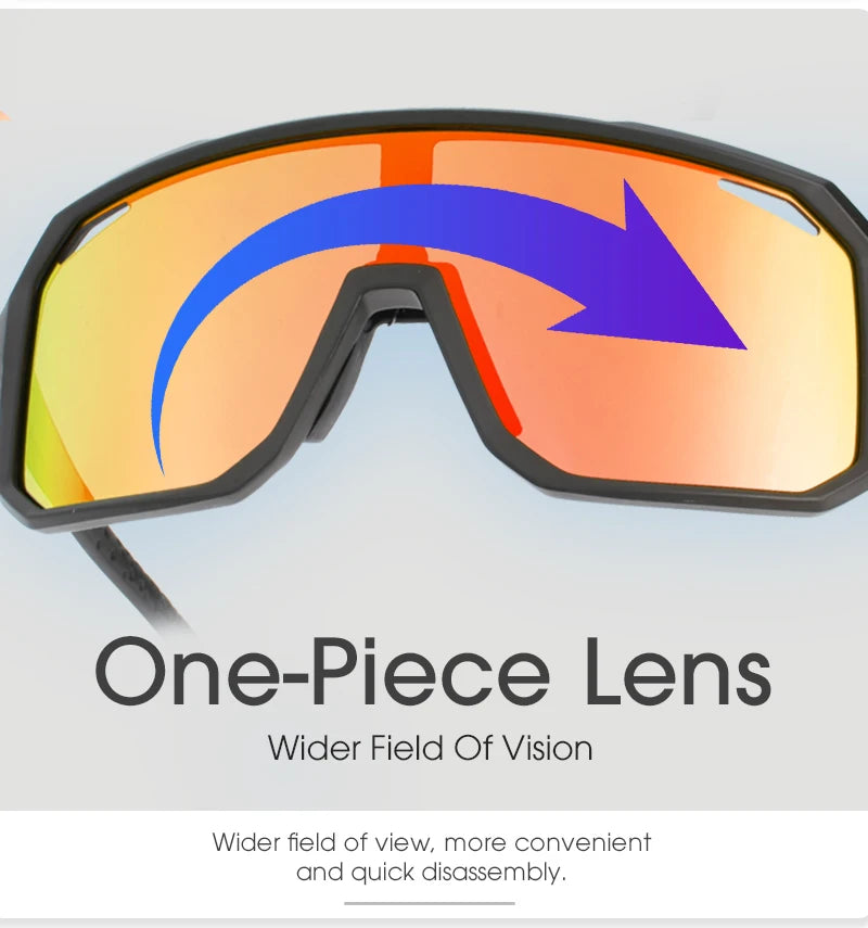 Gafas Lentes Ciclismo SCVCN S62 Fotocromáticas UV400 – Lentes PC y Montura TR90 Unisex