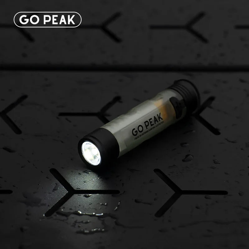 Linterna Mini de Bolsillo Gopeak 300 lm – Recargable con Clip y Zoom
