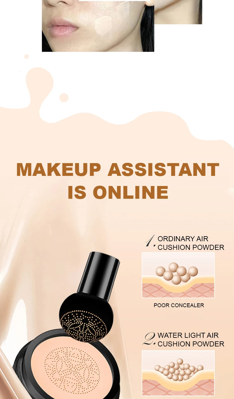 BB Cream Air Cushion Ocheal con Esponja Mushroom 20g
