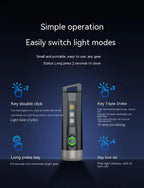 Philips Linterna LED Recargable Mini EDC SFL1121 | Llavero, Camping  500LM