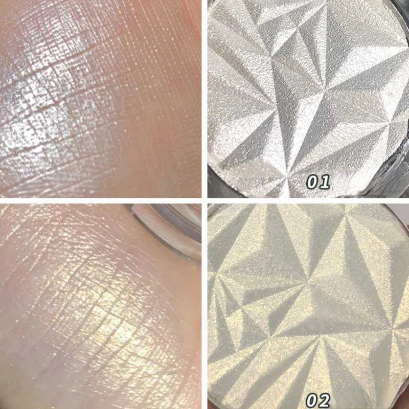 Paleta Iluminador en Polvo Diamante con Brillo para Maquillaje