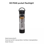 Linterna Mini de Bolsillo Gopeak 300 lm – Recargable con Clip y Zoom