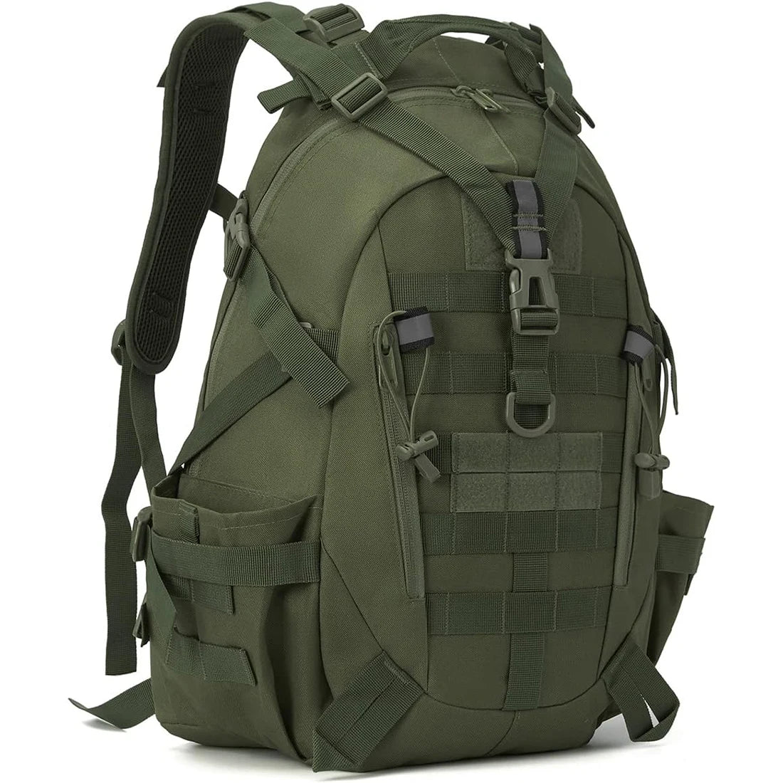 Mochila Táctica MOLLE Reflectante – Camping, Senderismo y Supervivencia