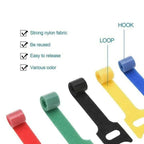 Tiras de Nylon Reutilizables para Cables 15×1 cm (Gancho y Bucle)