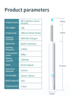 Limpiador de Oídos Inteligente 1296 P con Cámara y Wi-Fi – Earpick USB-C, 6 LED, Visualización en App