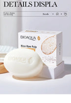 Jabón facial de arroz blanco BIOAQUA | Limpieza e hidratación