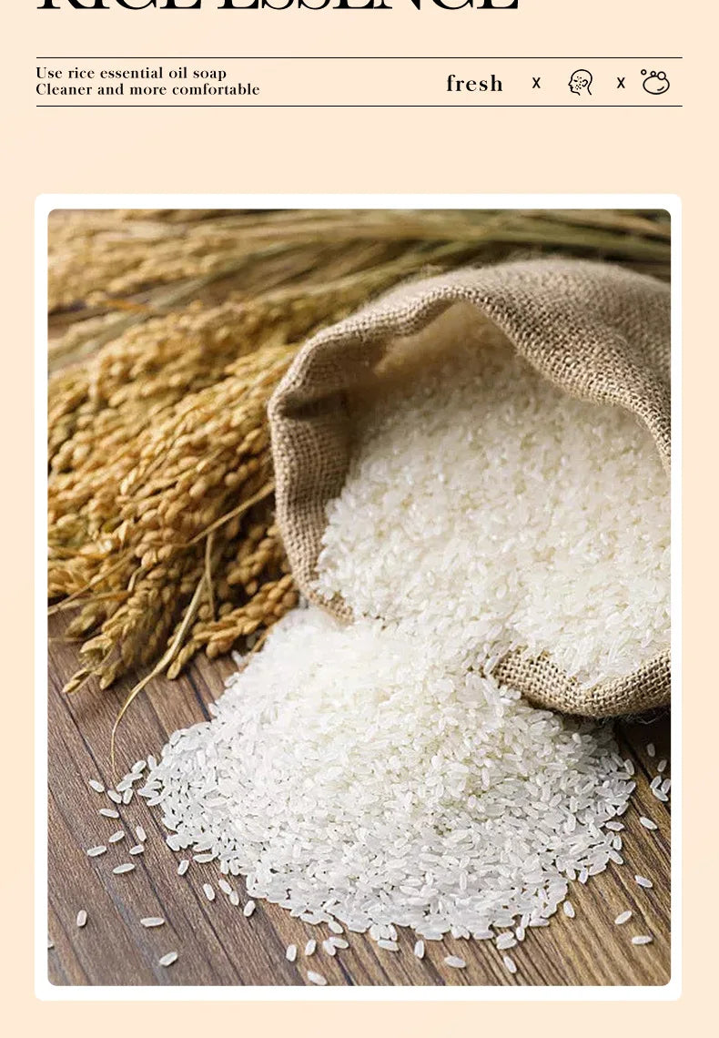 Jabón facial de arroz blanco BIOAQUA | Limpieza e hidratación