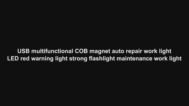 Linterna LED COB Portátil Recargable ESMARTER | Magnética 360° USB para Camping y Trabajo